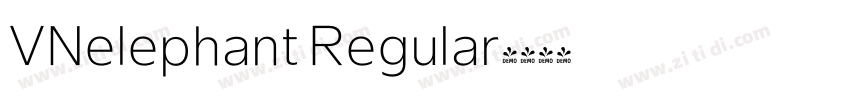 VNelephant Regular字体转换